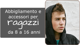 da 8 a 16 anni ragazzi Abbigliamento e accessori per