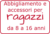 da 8 a 16 anni ragazzi Abbigliamento e accessori per