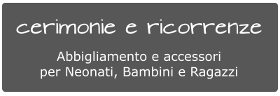 cerimonie e ricorrenze Abbigliamento e accessori per Neonati, Bambini e Ragazzi