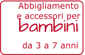 da 3 a 7 anni bambini Abbigliamento  e accessori per